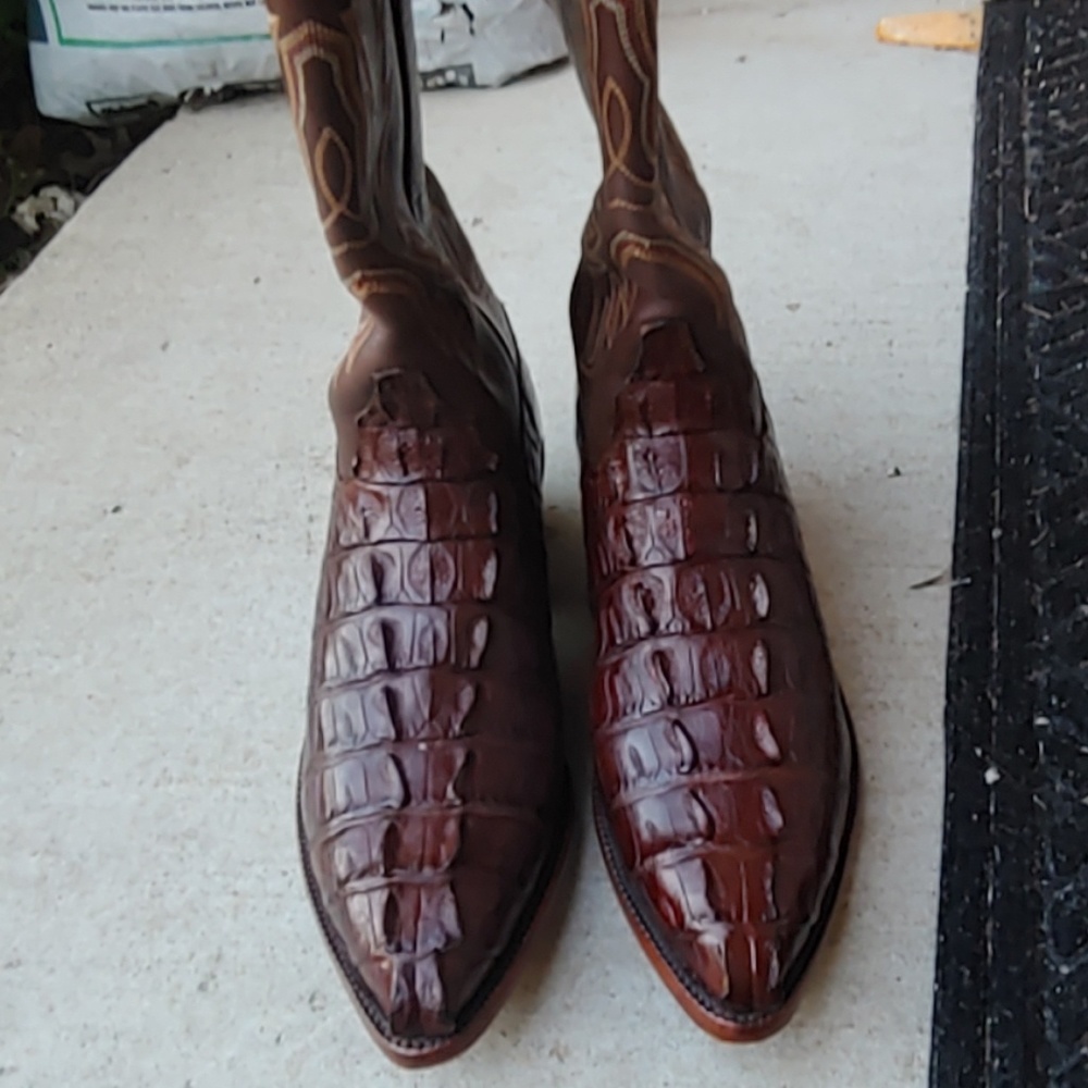 Lucchese classic alligator boots 11D
